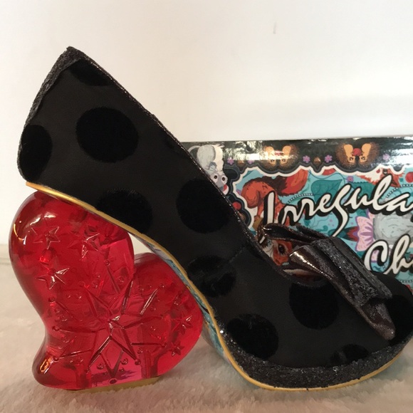 Irregular Choice Strawberry Fudge Heels 38 US 7.5 - Picture 6 of 15